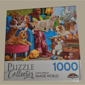 Image World "Playful Puppies" 1000 Piece Jigsaw Puzzle